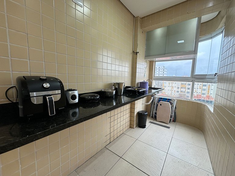 Apto Vista Mar no Maracanã com Wi-Fi e Garagem