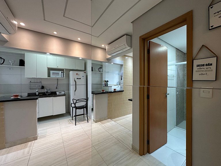 Apto Vista Mar no Maracanã com Wi-Fi e Garagem