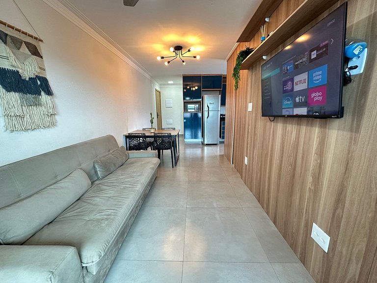 Apto Alto Padrão - Churrasqueira com Vista Mar