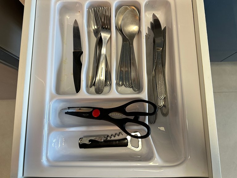 Churrasco com Vista para o Mar: Apto Moderno