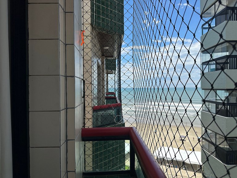 Apto Vista Mar no Caiçara Beira-Mar com Garagem