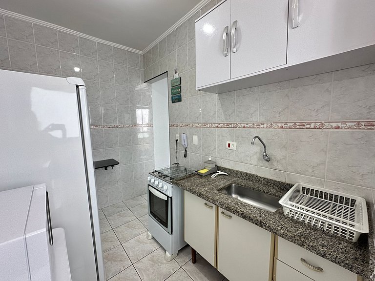 Apto Vista Mar no Caiçara Beira-Mar com Garagem