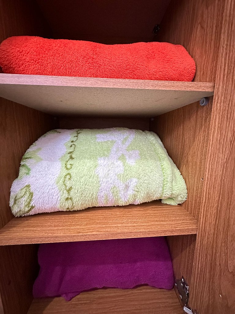 Apto com Ar, Wi-Fi e Enxoval a 5 min da Praia