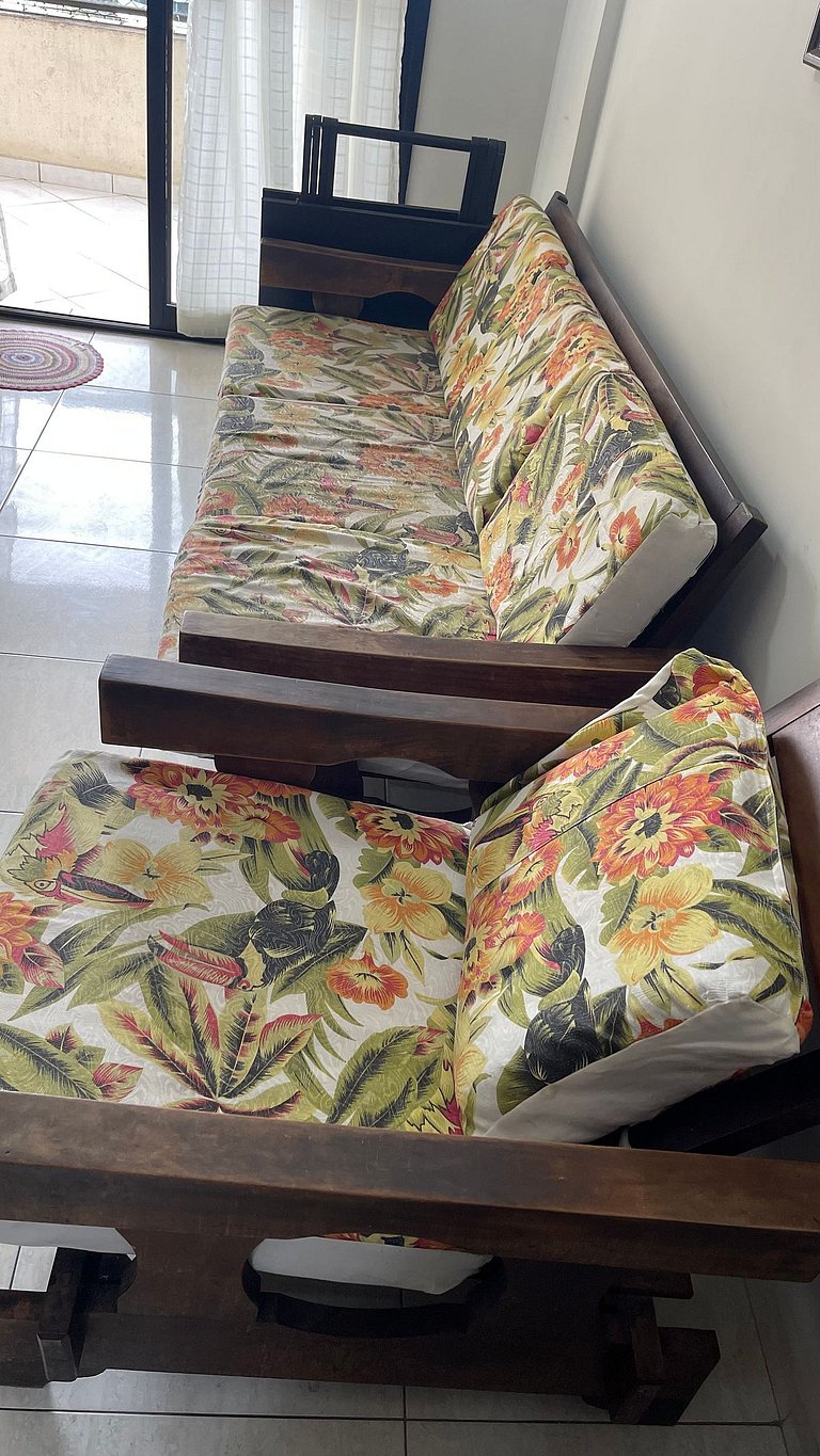 Vista para o mar Garagem e Conforto no Ed.Cherne