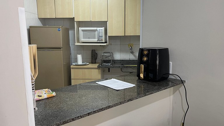 Vista para o mar Garagem e Conforto no Ed.Cherne