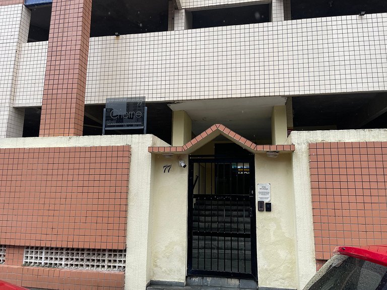 Vista para o mar Garagem e Conforto no Ed.Cherne