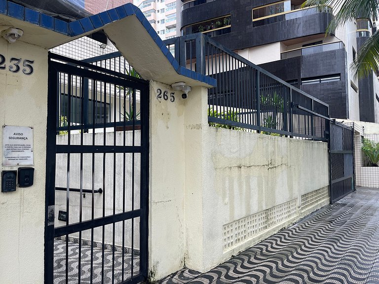 Vista para o mar Garagem e Conforto no Ed.Cherne