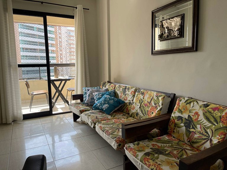 Vista para o mar Garagem e Conforto no Ed.Cherne
