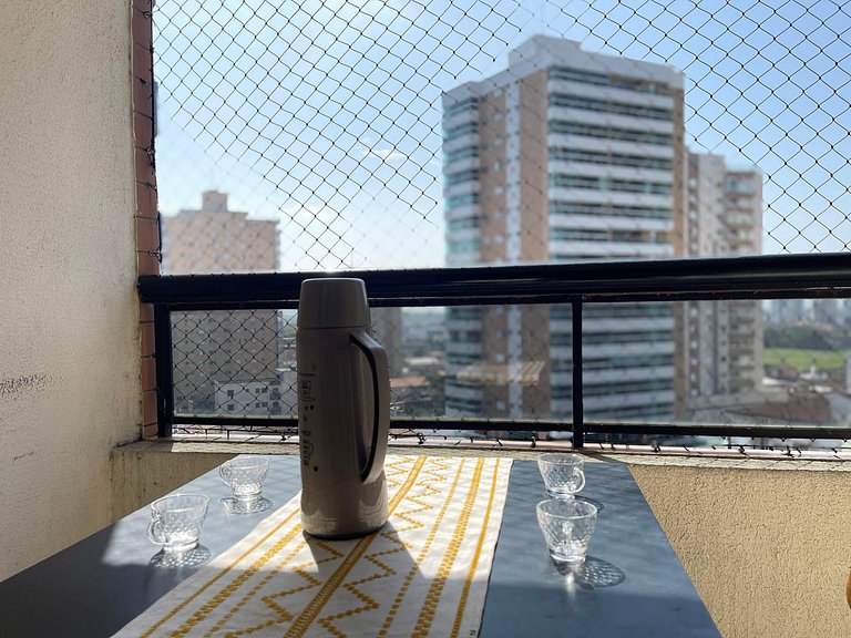 Vista para o mar Garagem e Conforto no Ed.Cherne